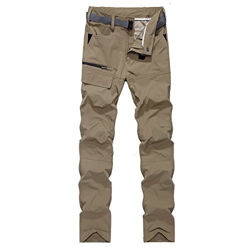 Men's Outdoor Sportswear Water Resistant Ribstop Hiking Pants U.S. Size ...