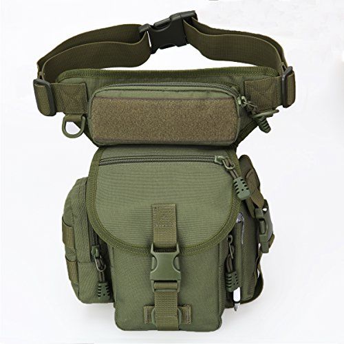 Multipurpose Tactical Fanny Pack Walking Man Military Drop Leg Bag Tool ...