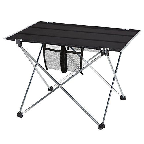 Camping Table, PACKGOUT Camp Table Portable Lightweight Folding Aluminum Table for Outdoor