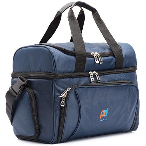 MOJECTO 12 x 10 x 6.5-Inch Dual Insulated Cooler Bag with Double ...