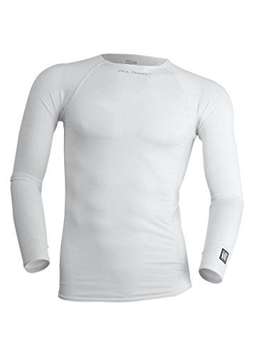De Soto Sport Men's Skin Cooler LS Tech Top (LSSC) - White; Size: Large ...