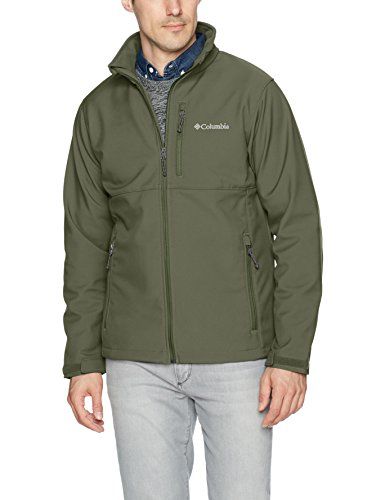 Columbia Men's Ascender Softshell Front-Zip Jacket, Surplus Green ...