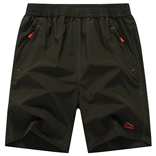 Jeater Men's Breathable Outdoor Quick Dry Hiking Shorts JT8022-Army ...