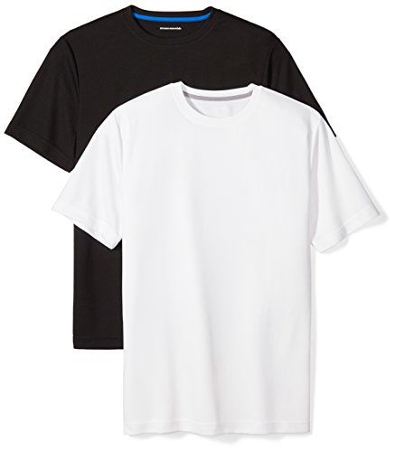 Amazon Essentials Men’s 2-Pack Performance Mesh Short-Sleeve T-Shirts ...