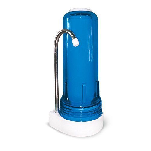 Ecosoft Countertop Drinking Water Filter System, Ocean Blue
