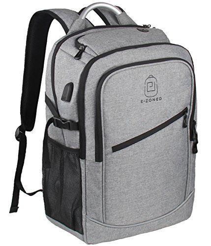 Laptop Backpack,School College Bookbags with USB Charging Port Men ...