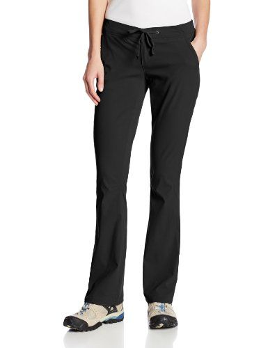 Columbia Women's Anytime Outdoor Boot Cut Pant Pants, -black, 10xS ...