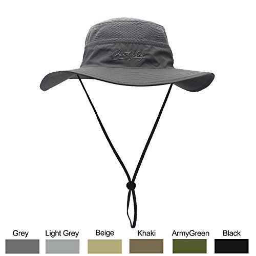 Sun Hat for Men & Women, Wide Brim UPF 50+ UV Protection Beach Cap ...
