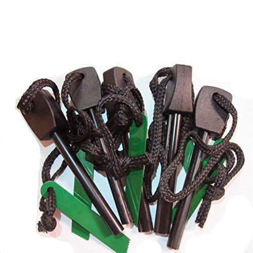 Etopstech Survival Magnesium Flint Fire Starter Stick Lanyard for