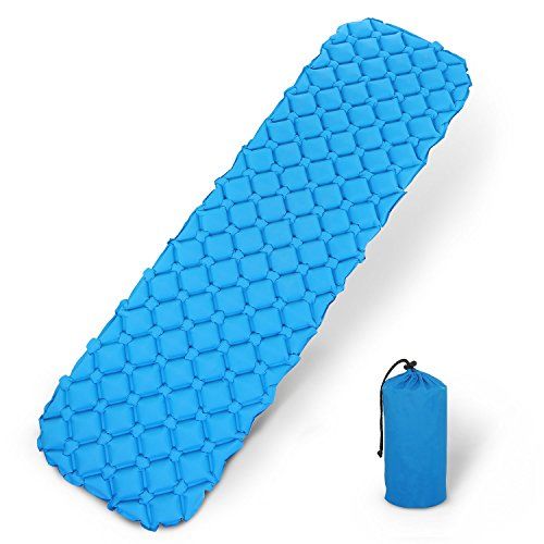 MONOFUN Lightweight Inflating Sleeping Pad Self Inflatable Camping Pad Compact Size with 