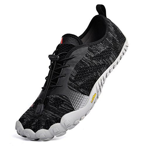 QANSI Mens Hiking Shoes Mesh Breathable for Barefoot Water Shoes Gym ...