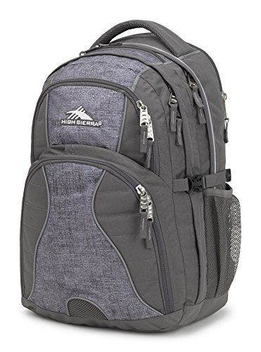 High Sierra Swerve Laptop Backpack, Slate/Woolly Weave | All4Hiking.com