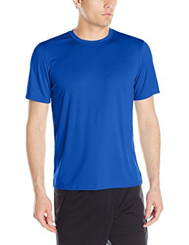 Champion Men's Short Sleeve Double Dry Performance T-Shirt, Royal Blue ...