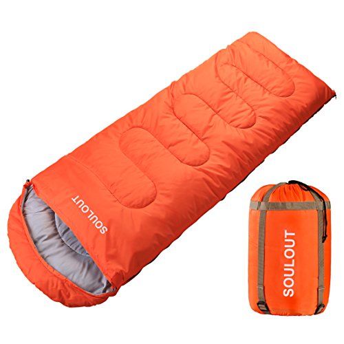 Envelope Sleeping Bag 4 Seasons Warm Cold Weather Lightweight