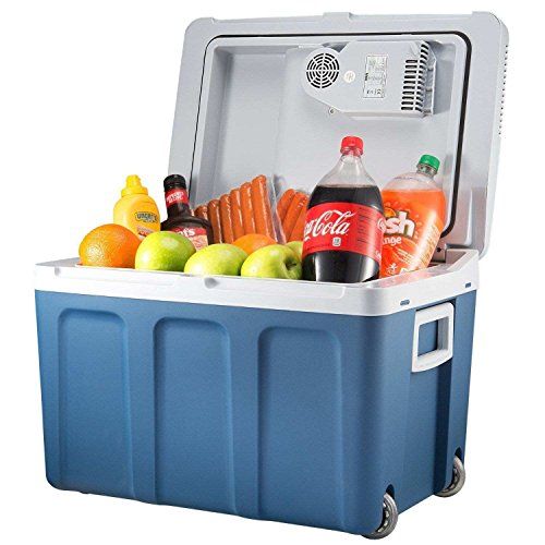 K-box Electric Cooler and Warmer for Car and Home with Wheels - 48 ...