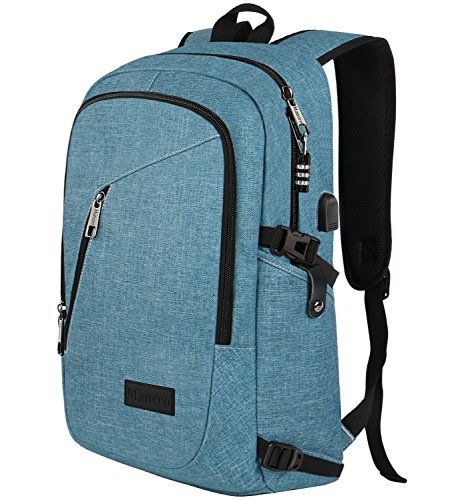 Travel Backpack for Men, Anti Theft Laptop Backpack W/USB Port ...