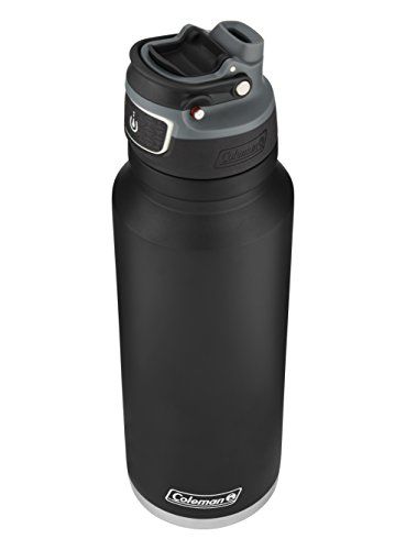 Coleman FreeFlow AUTOSEAL Insulated Stainless Steel Water Bottle, Black ...