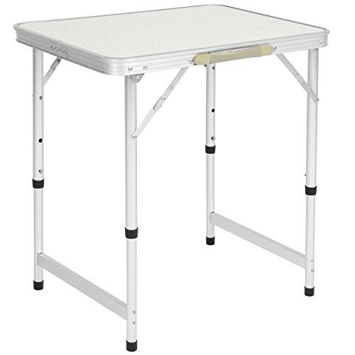 Best Choice Products 23.5x17.5in Portable Aluminum Folding Table w ...