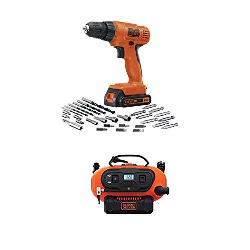 BLACK+DECKER LD120VA 20Volt Max Lithium Drill/Driver with 30