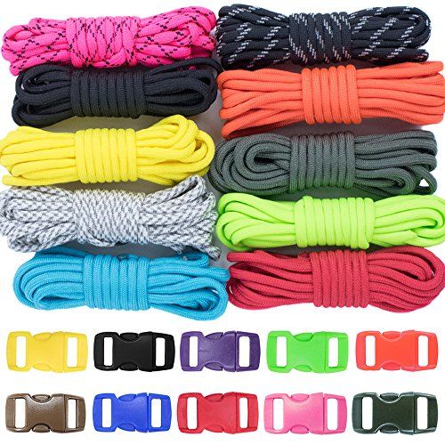 West Coast Paracord Zesty 550lb Paracord Crafting Kit – Random ...