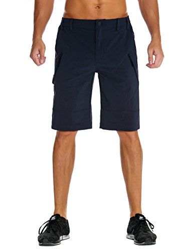 Unitop Men's Lightweight Quick Dry Outdoor Hiking Shorts Sapphire 32 ...