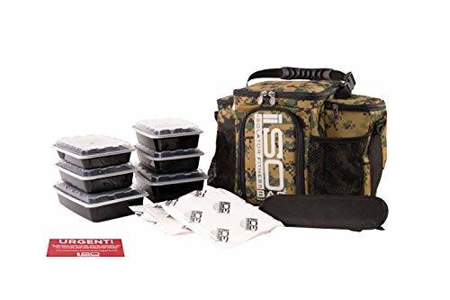 Isolator Fitness 3 Meal ISOBAG Meal Prep Management Insulated Lunch Bag ...