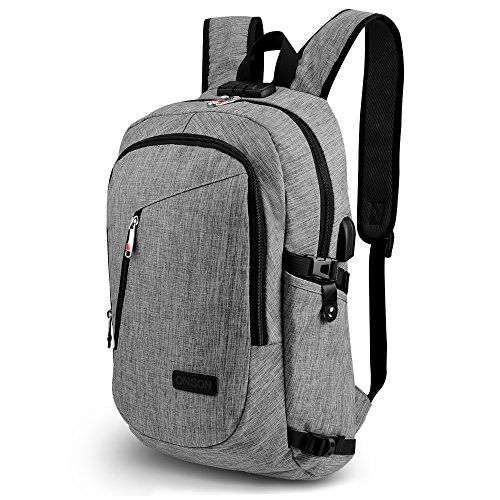 ONSON Anti Theft Business Laptop Backpack with USB Charging Port,Water ...