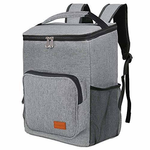 GROWNEER Insulated Backpack Cooler Bag 24 Liter Foldable Lunch Backpack ...