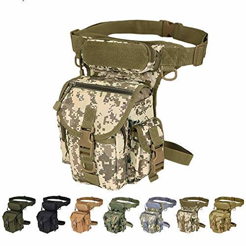 Injoy Multi-Purpose Tactical Drop Leg Bag Tool Fanny Thigh Pack Leg Rig ...