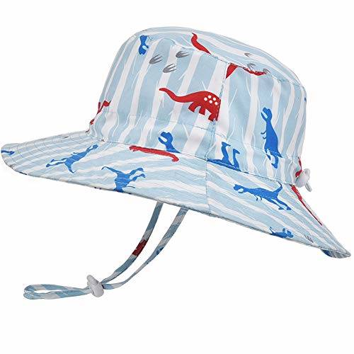 Baby Sun Hat Adjustable Unisex Toddler Swim Beach Pool Bucket Hat