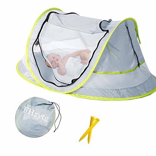 Aiernuo Large Baby Beach Tent, Portable Baby Travel Tent UPF 50+ Infant