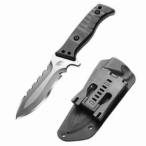 McdLoka Fixed Blade Tactical Knives with Sheath Outdoor Survival Knife ...