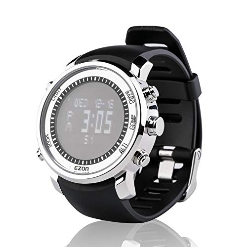EZON Hiking Watch with Compass Altimeter Barometer Thermometer for Men ...