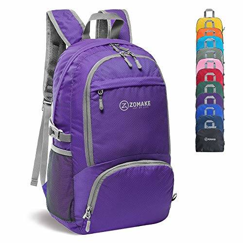 ZOMAKE 30L Lightweight Packable Backpack Water Resistant Hiking Daypack ...