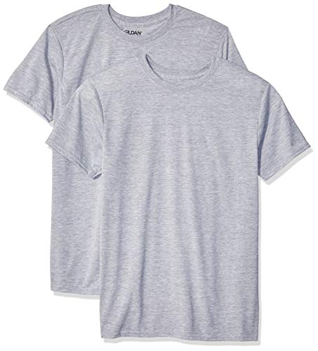 Gildan Men's Moisture Wicking Polyester Performance T-Shirt, 2-Pack ...