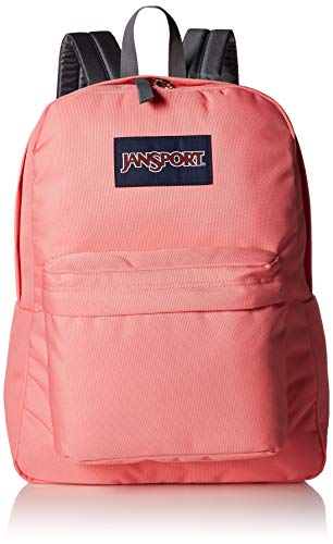 JanSport Superbreak Backpack - Lightweight School Pack, Strawberry Pink | 0