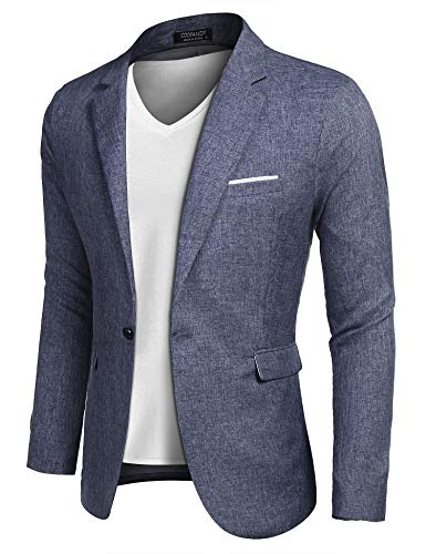 COOFANDY Men's Casual Suit Blazer Jackets Lightweight Sports Coats One ...
