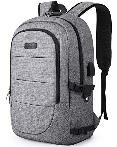 AMBOR Travel Laptop Backpack, 17.3 Inch Anti Theft Business Backpack ...