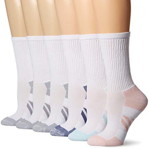 Amazon Essentials Women's 6-Pack Performance Cotton Cushioned Athletic ...