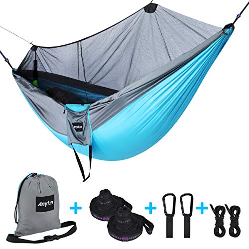 Антимоскитный гамак xiaomi outdoor anti mosquito hammock single blue