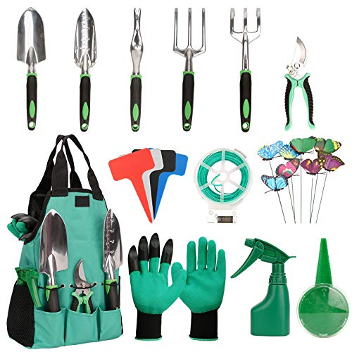 mingto 30pieces Garden Tools Set，Heavy Duty Gardening Tools，Hand Garden ...